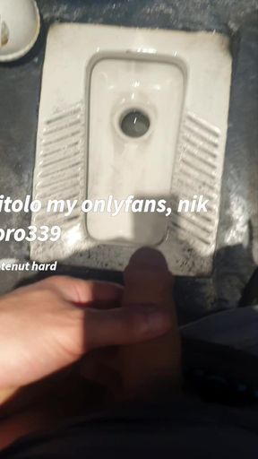Pissing in public toilets, I enjoy