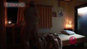 Bad dude came into her room,but this nasty Asian girl loves to fuck stealer, part 1