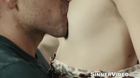 Horny Ryan Driller missionary fucked lustful blonde Mona Wales on the couch