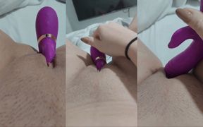 Hot Solo Session with a Vibrator: Lots of Orgasms - Hot Me Time