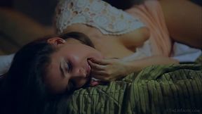 Puffy nippled milf masturbating really hard