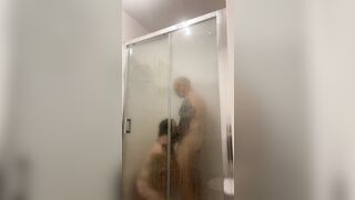 Sex inside the shower