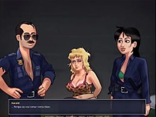 2D Porn Game, Summertime Saga Movie scene 122 - Mia's Mommy and the Huge Wench