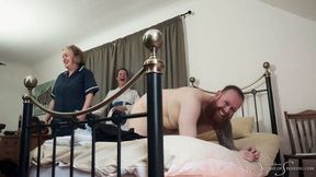Hospital Humiliation: Matron’s Slipper - Behind the Scenes - bts, Jamie Fenrir, Miss Iceni, Matilda Caesar, spanking, roleplay
