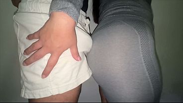 Unknown Woman Touches a Stranger'_s Dick