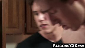 Handsome muscular studs enjoy raw group fucking in a wild session