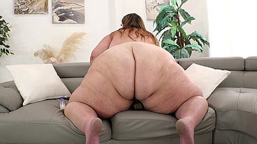 Fleshy SSBBW Kayla Peach Wants Some Big Sex Toys to Satisfy Her Lust JM1278