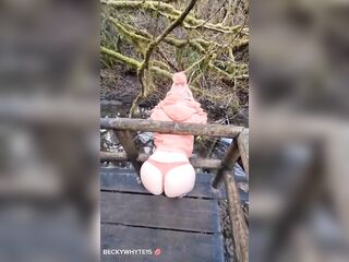 Horny Hiker Isn't Afraid To Show U Her Strap On The Public Trail ????????