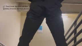 Hot Public Stair Well farts