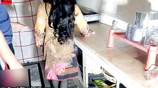 Seductive Desi Housemaid Gets Fucked by Wealthy Employer in Kitchen  Hindi Anal Sex Explicit Video