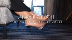 CLEAR Heel REMOVAL ( WHITE TOES )