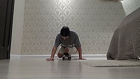 Amputee saved by skateboard a