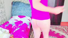 Sexy Sissy Giving Naughty Looks While Being Playful