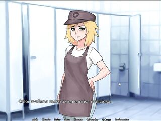 FOLLANDO POR EL CULO A FEMBOY EN EL BAÑO A ESCONDIDAS