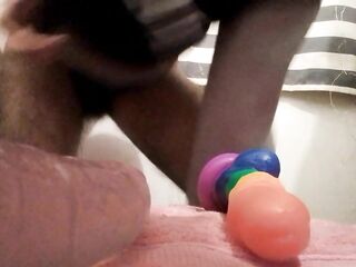 A lengthy clip of me sitting on toys for u ♥