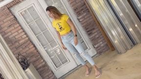 Mya Pleasure locked out & pees her pants! HIDEF