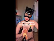 Femdom Catwoman Machine Fuck