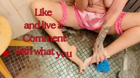 Shower Feet Lick 👅 Socks