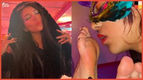 18YO Sub Worships Girl Next Door's Feet