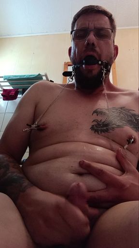 I and I drool on it with my lump in my mouth