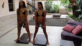 Brianna & Alexa Sexy Workout Youll Want on Repea