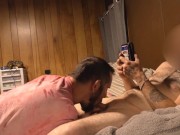 Marathon sucking Killian's big white cock