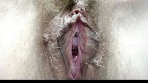 Hot brunette mom with big tits and hairy pussy