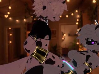 Puppyboy Screws... HERself? (Vrchat Fur Selfcest)