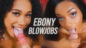 Ebony Darlings Blowjob Compilation - Third Base