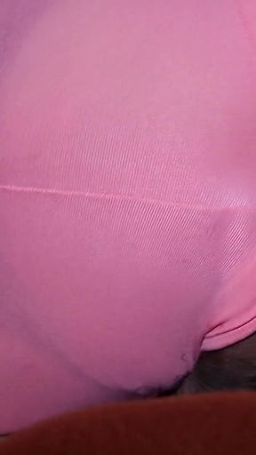 Taking a Huge Load Shot on Belly Button