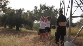 Bondage Walk Training for Roxy & Lilith - Full Challenge - mov HD