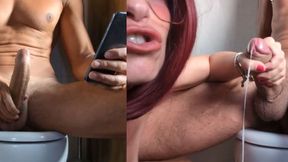 MATRIGNA sorprende il FIGLIASTRO a masturbarsi in BAGNO