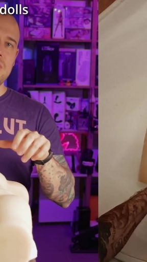 Jaw-dropping moment from &quot;Tantaly Channing male sex doll torso testing and review&quot;