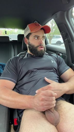 Muscle Cub in the Car
