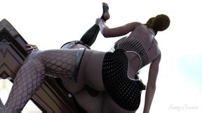 Curvy Futa PAWG Lost a Bet in the Caseno - She Pays with Her Ass - Sassycomics.mp4