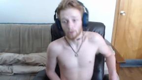 Ginger Twink Masturbates and Talks Dirty