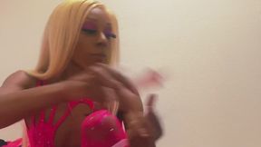 Slut Pink Teen Ebony Goddess