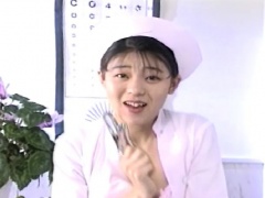 Innocent Asian nurse has a great time with a stunning hottie