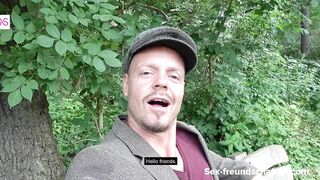 OUTDOOR-German DAD fucks MILF with GLASSES! SEX-FREUNDSCHAFTEN