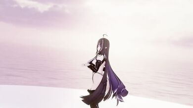 Nude Elf VTuber dances KPop hard in MMD hentai cosplay