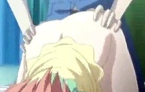 Pretty anime babe taking a cock in her cunt