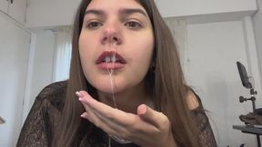 Nasty Sneezing Fetish – Playing with Thick Snot from My Nose