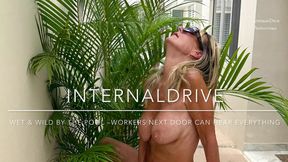 Wet & Wild by the Pool �Workers Next Door Can Hear Everything