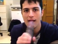 Black Cock Sucked by White Mexican Boy