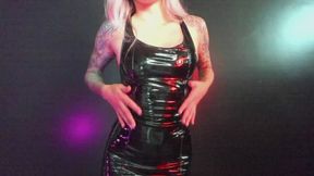 Astrid Big Burps in Black PVC
