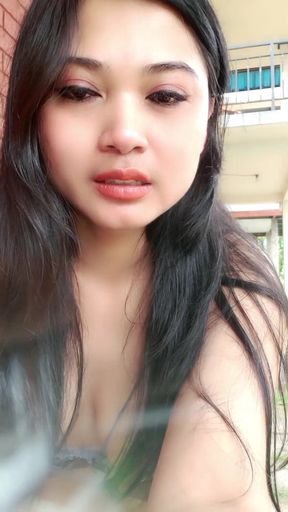 Jaw-dropping moment from &quot;Cute asian girl squirt and masturbate outdoor&quot;