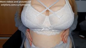 Curly_Dreams I knead and massage my big breasts
