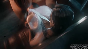 Alcina Dimitrescu Helping Ada Wong by Radroachhd (EDIT)