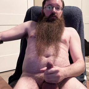 Bear Cub 30 Min Edgingjerk off Session and Massive Cumshot