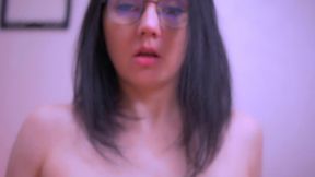 prurient lady pegging her husband s and gets cum.